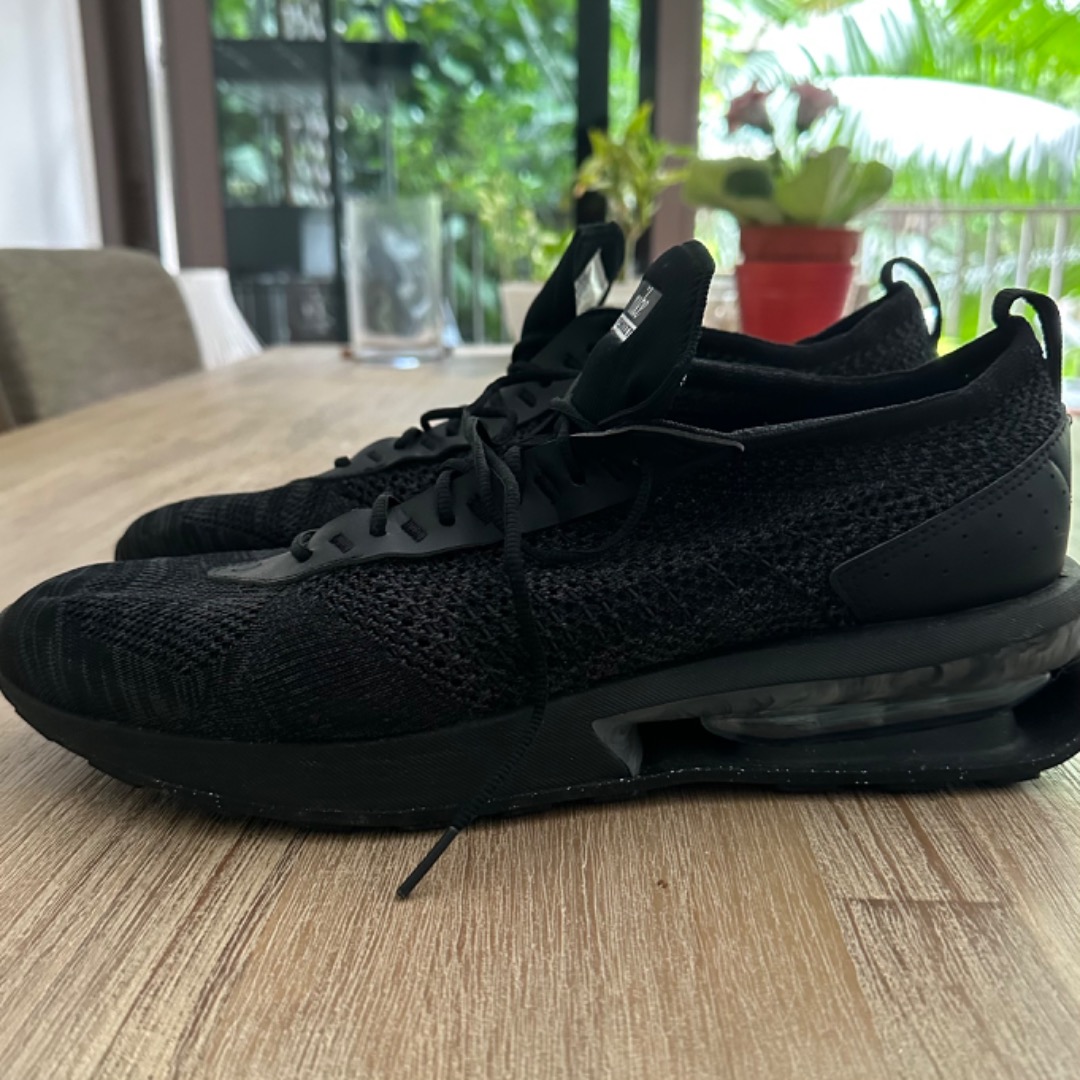 Nike Air Max Flyknit Racer Black US13 Men s Fashion Footwear