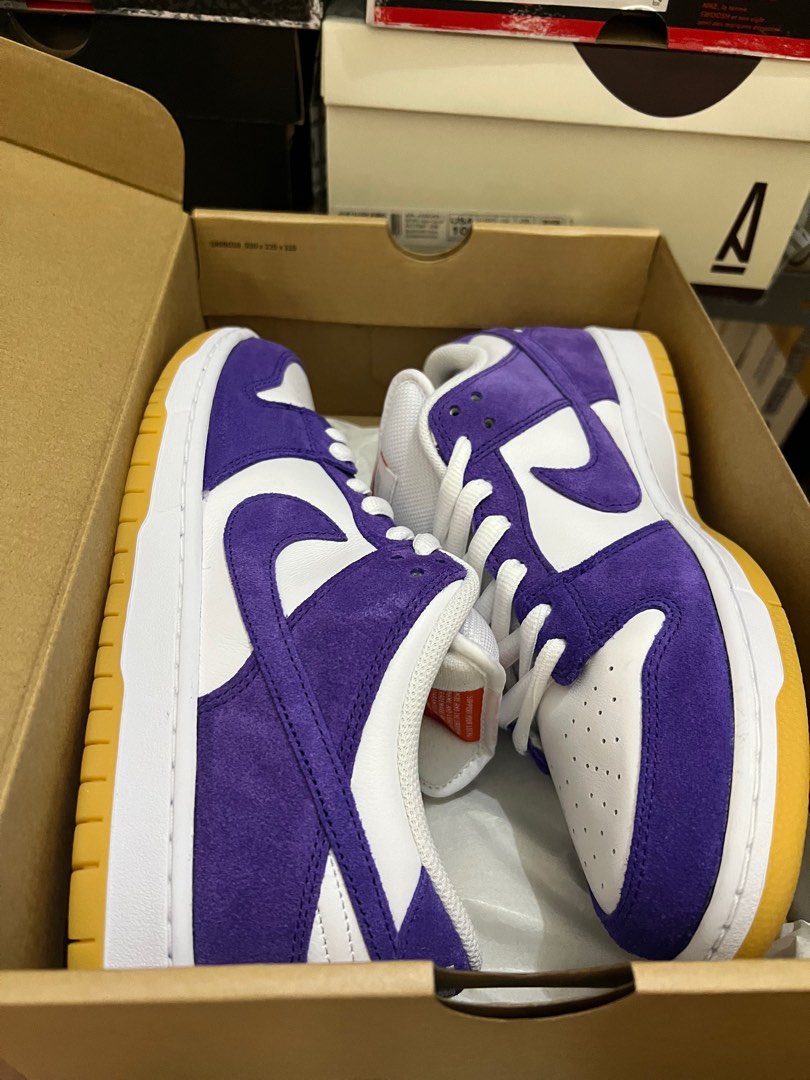 Nike Dunk Low SB Court Purple, Men's Fashion, Footwear, Sneakers - Main Image