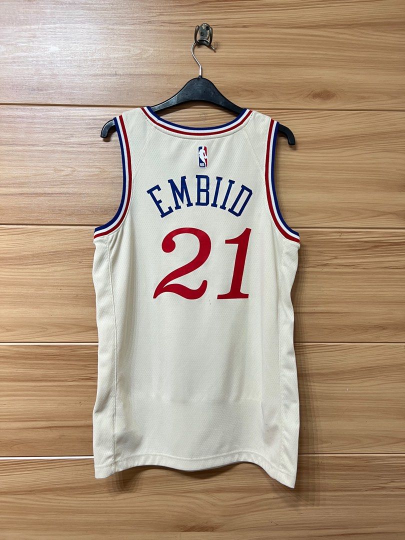 Grey embiid jersey deals