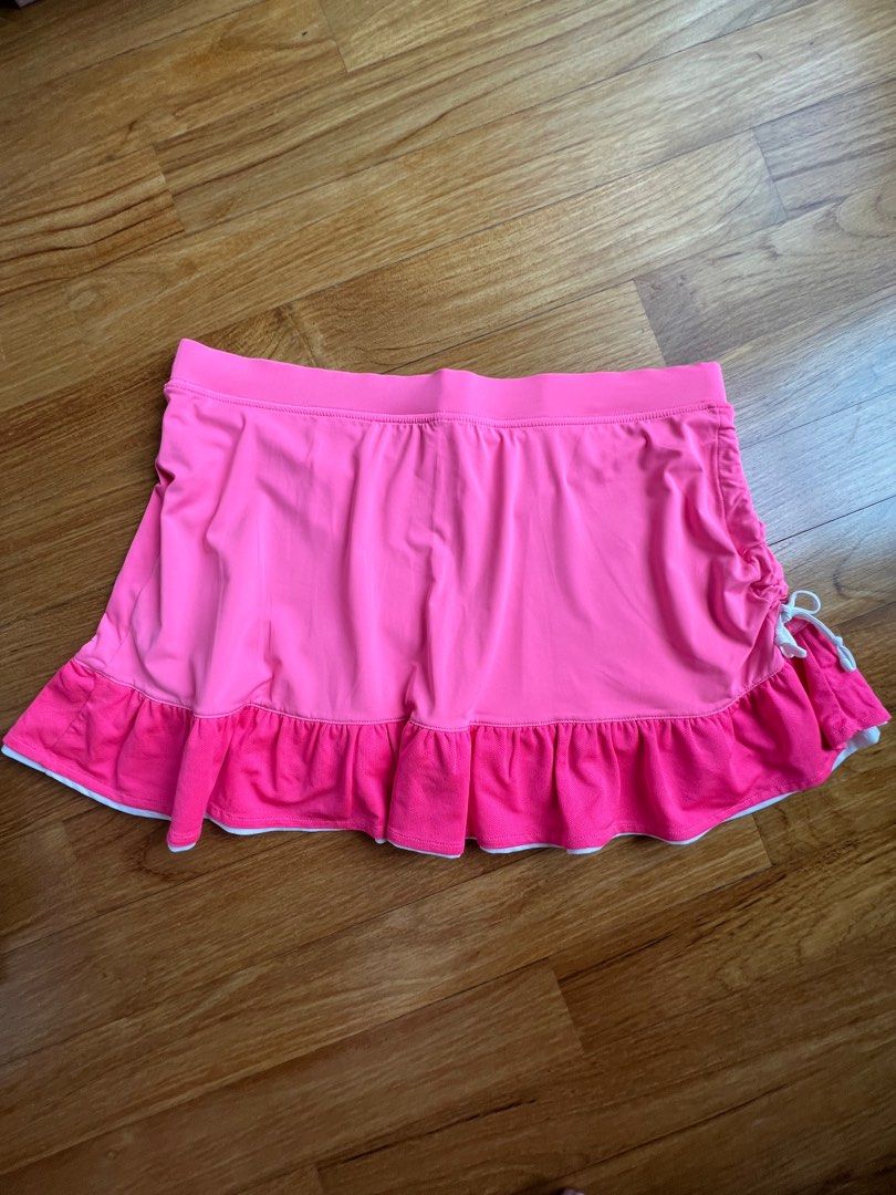 Pink nike new arrivals tennis skirt