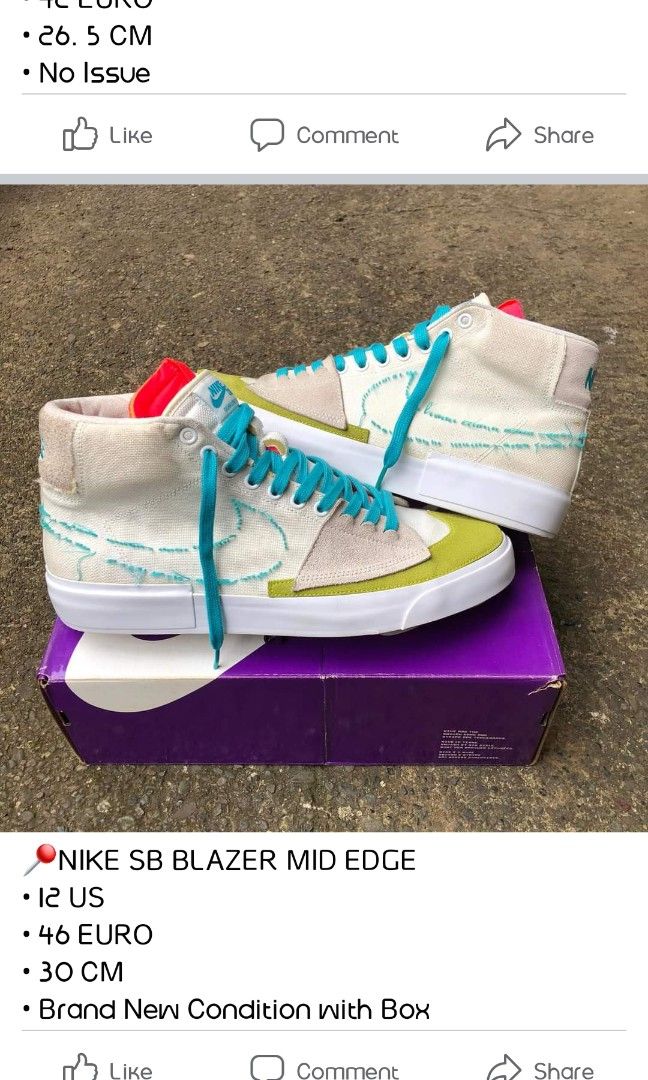 Nike sb zoom blazer mid edge top