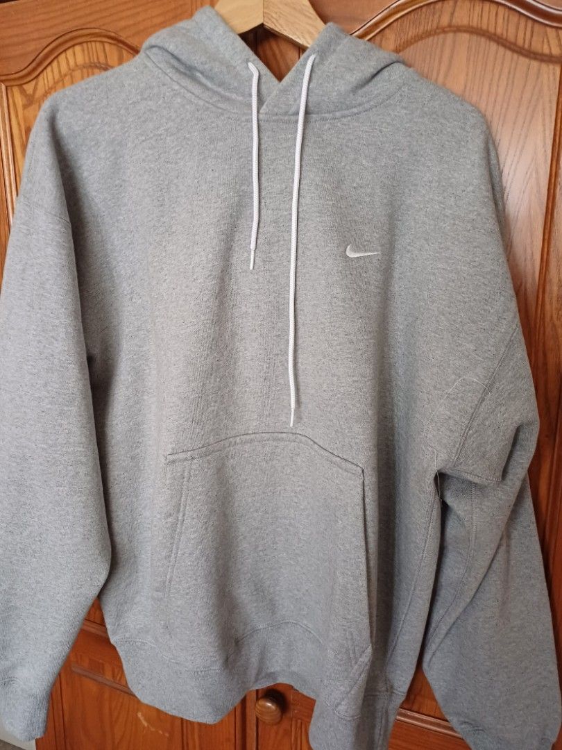 Authentic Nike Sportswear Grey heavyweight fleece Pullover Hoodie