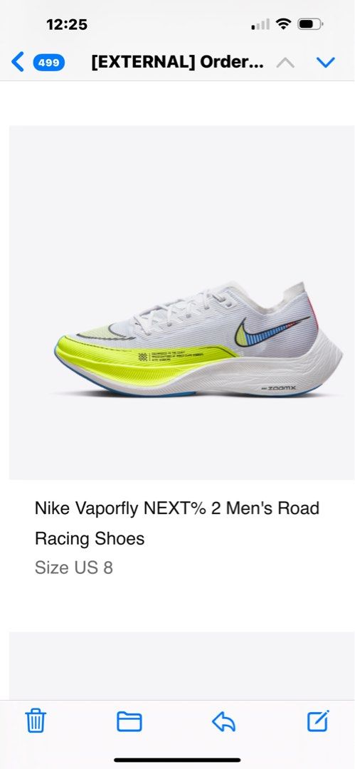 Nike vaporfly next size chart hot sale