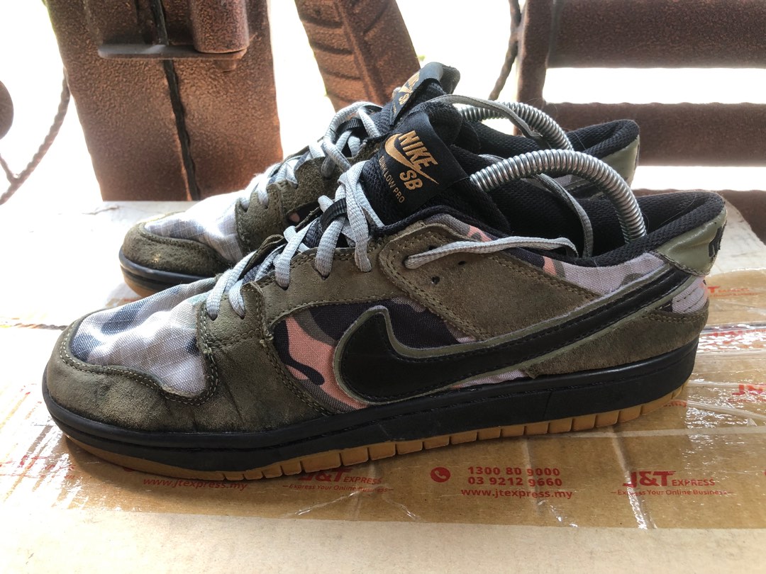 Nike Zoom Dunk Low Pro Camo Men s Fashion Footwear Sneakers on