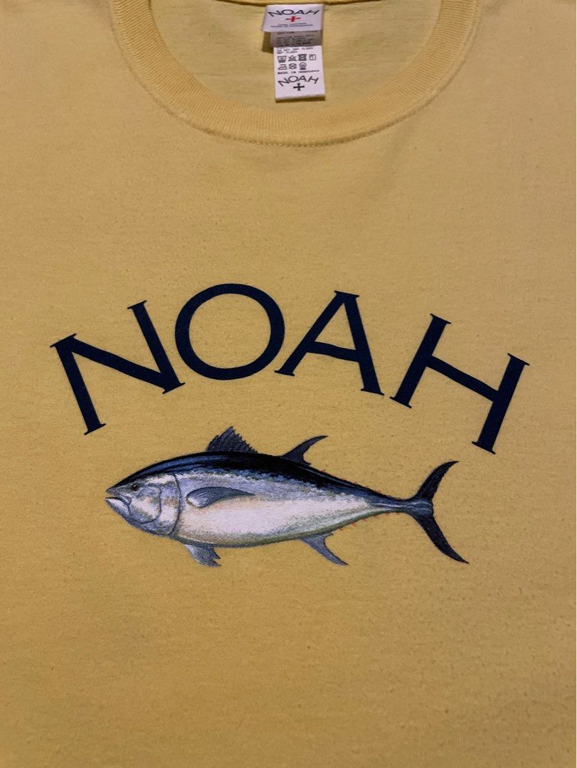 Noah Japan Exclusive Bluefin Tuna Tee for the Japan store opening ( Yellow  tshirt t shirt clothing NY NYC New York )