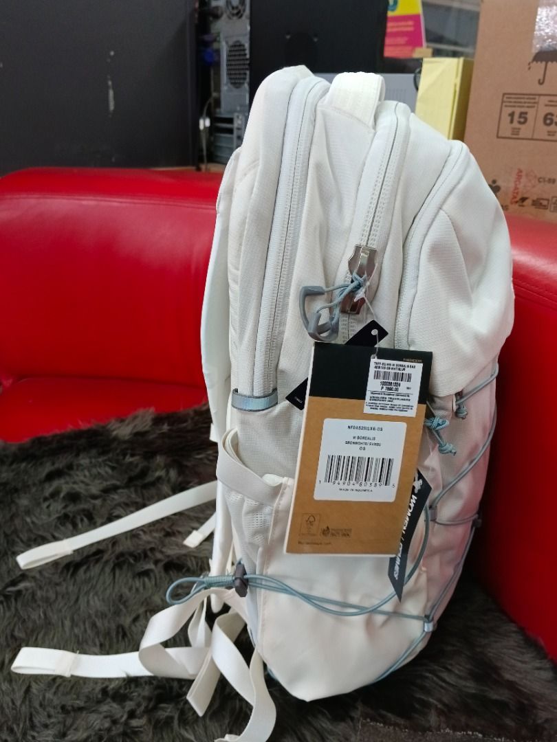 North face jester luxe outlet backpack vintage white
