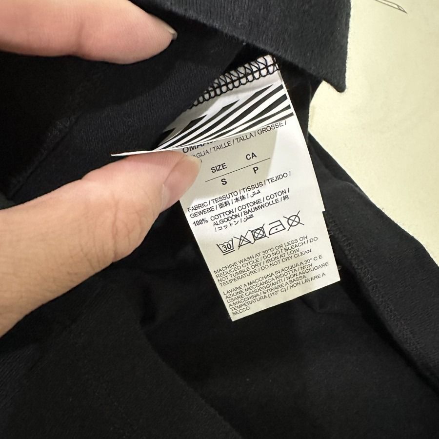 Off White x Coca Cola Original Authentic 100% T-Shirt Black