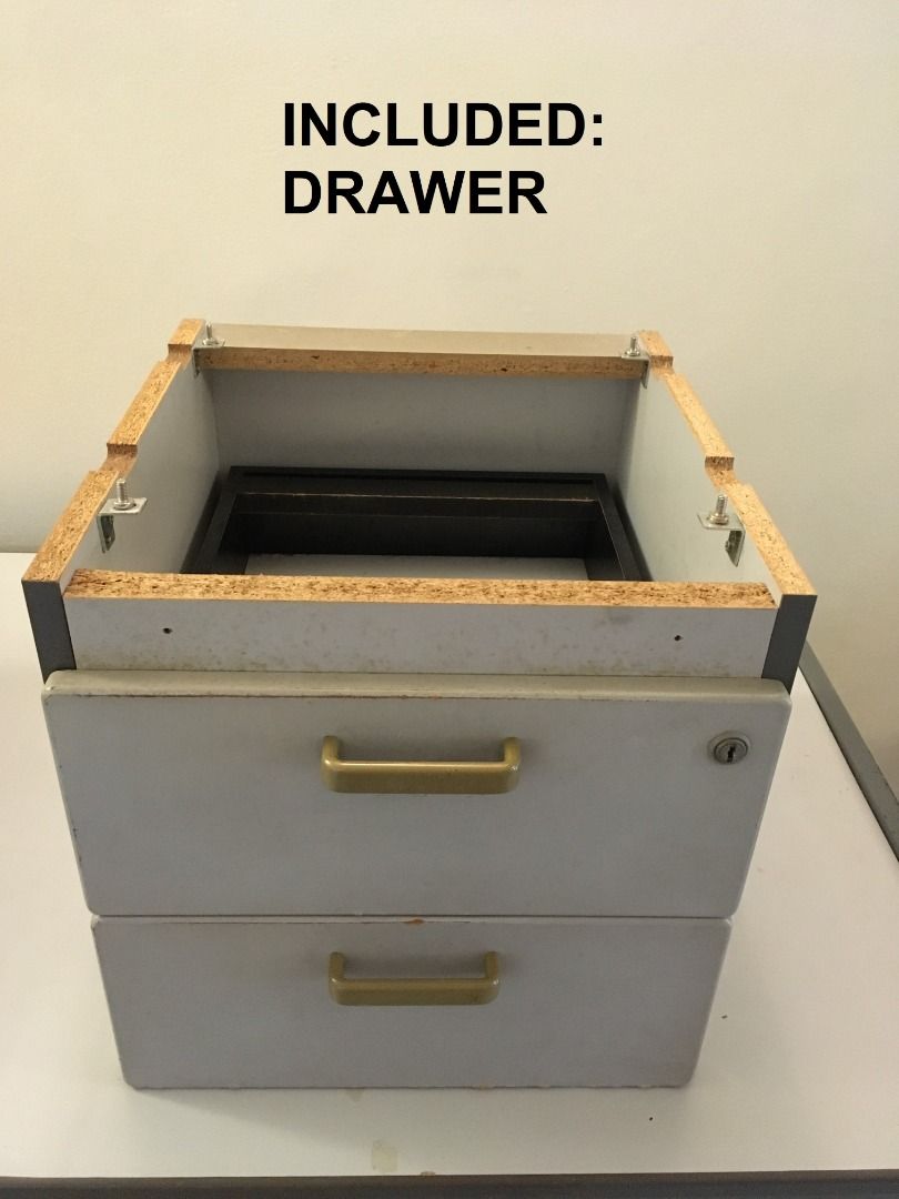 Office Table (+Drawer, +Filing Cabinet, +Semi-Circle Extension ...