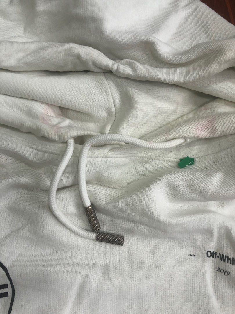 Off white Impressionism Hoodie Mens SS19 Men s Fashion Coats