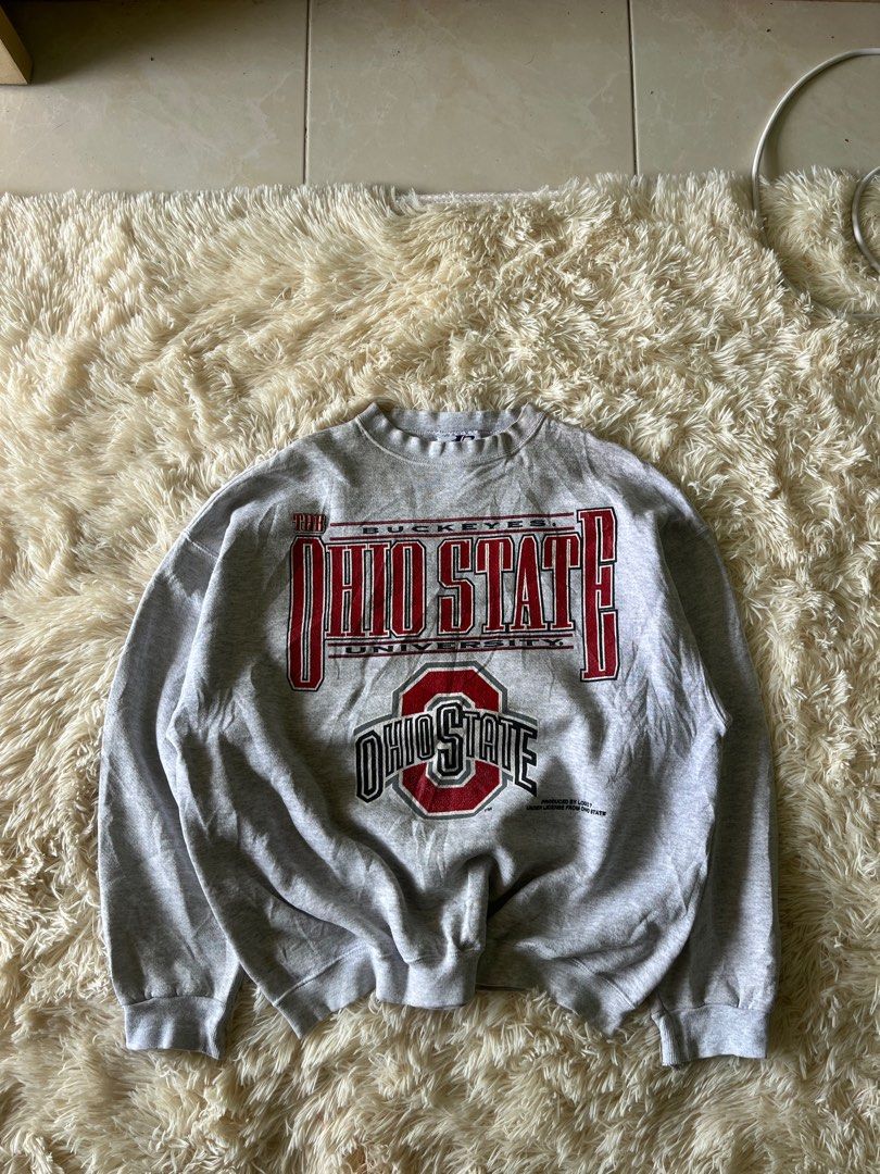Ohio state vintage sweatshirt Men s Fashion Activewear on Carousell