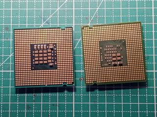 Old Intel pentium CPU processor