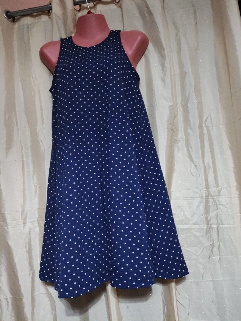 Old navy blue outlet polka dot dress