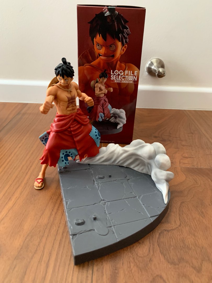 Banpresto One Piece Luffy Classeur à bûches Sélection Worst Generation  Vol.1 Figurine 13 cm