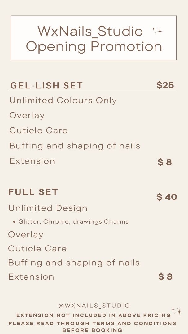 Opening Promotion Homebased Nail Choa Chu Kang, Beauty & Personal