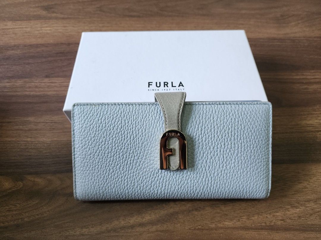 Original) Furla Sofia Grainy Continental Wallet, Women's Fashion