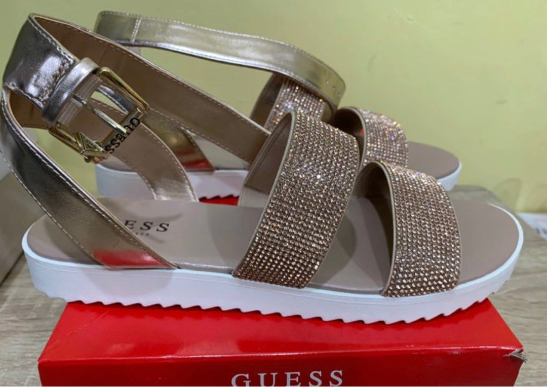 Guess deals sparkly sandals