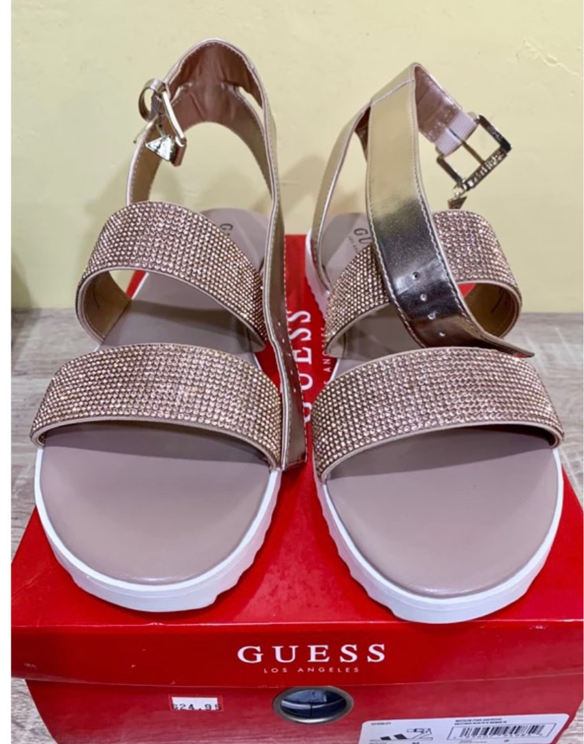 Original Guess Sandals Women s Fashion Footwear Sandals on Carousell