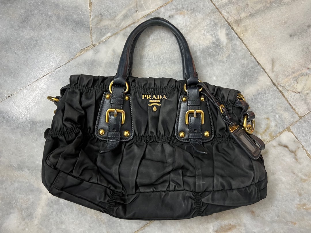 Prada gaufre sales nylon bag