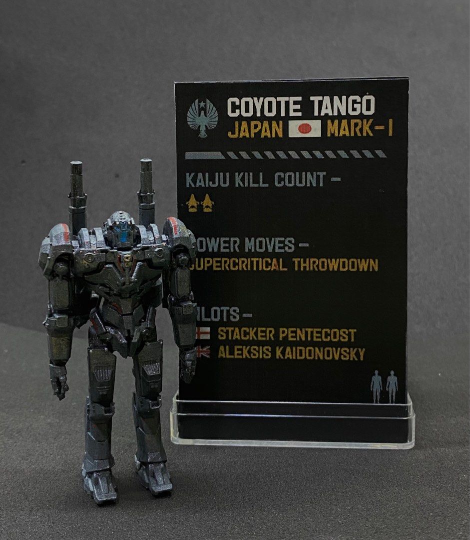 Pacific Rim Mini Raging Toy Pacific Rim Mini fugurine Display Figure #2 COYOTE TANGO, Toys ...