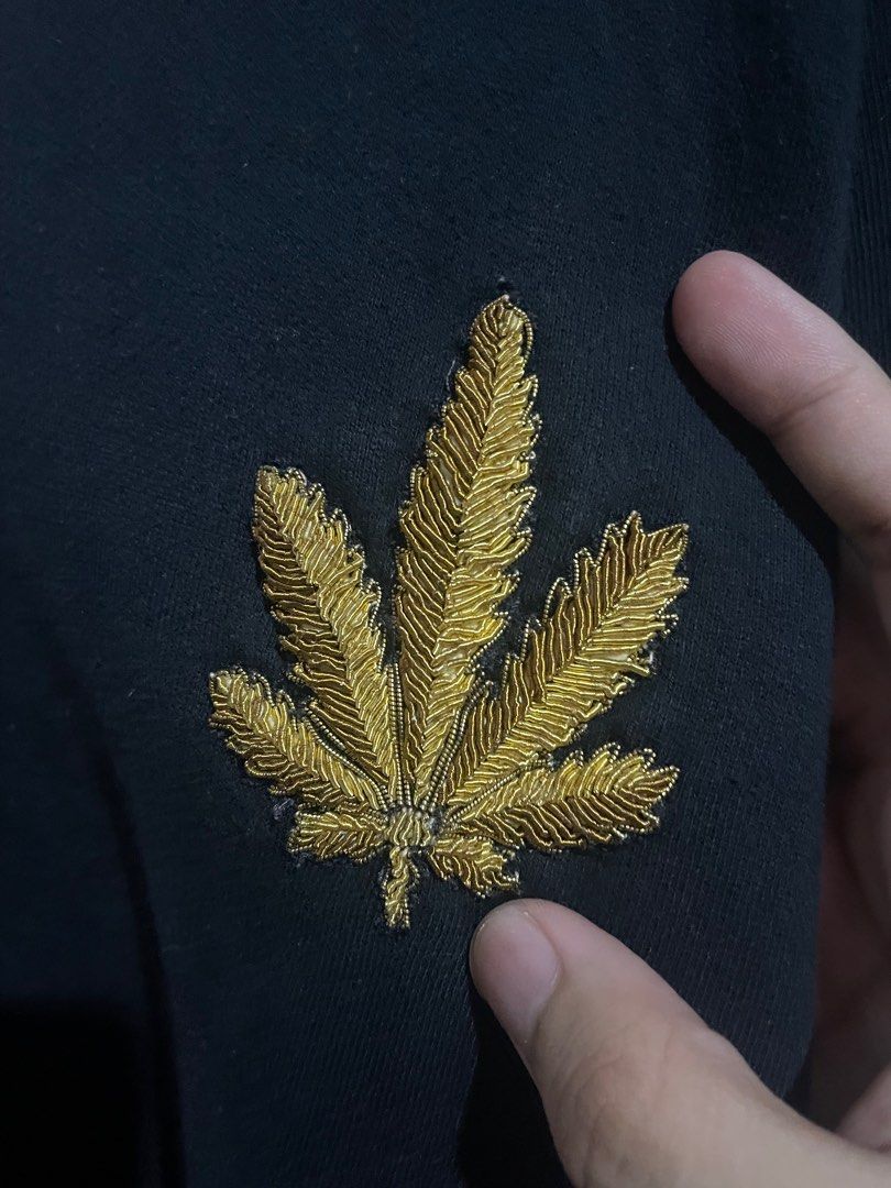 Palm Angels Cannabis Hoodie Men s Fashion Coats Jackets and Outerwear on Carousell