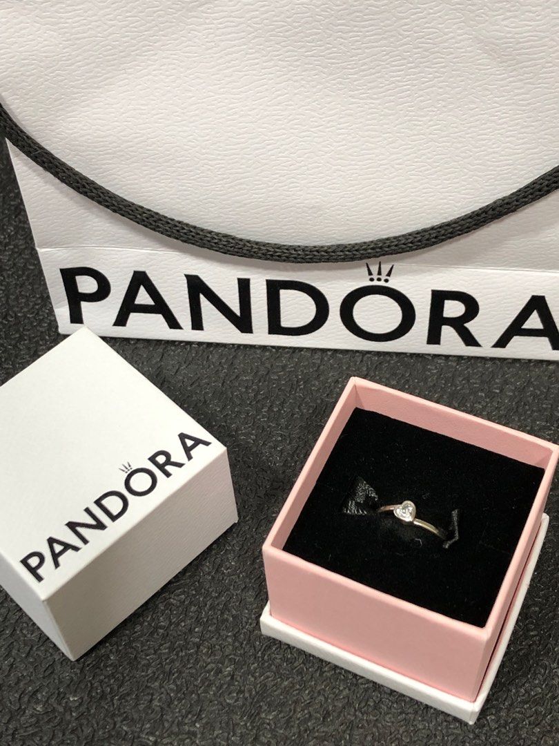 Clear tilted online heart solitaire ring