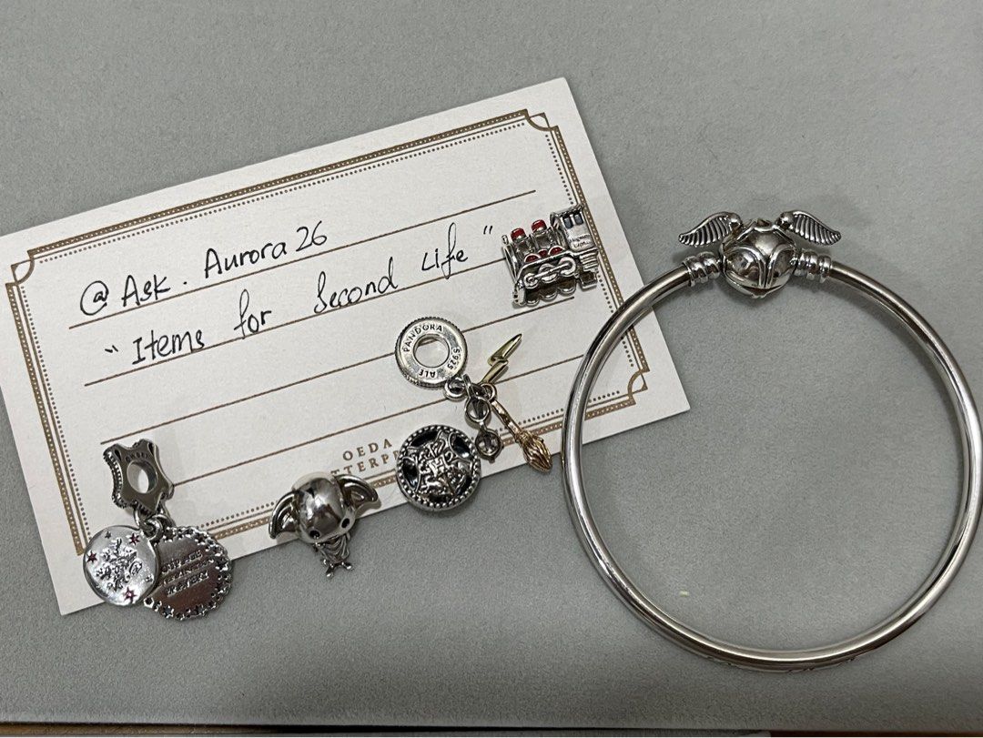ALE S925 Silver Pandora Harry Potter Hogwarts Charm Dangle Gift