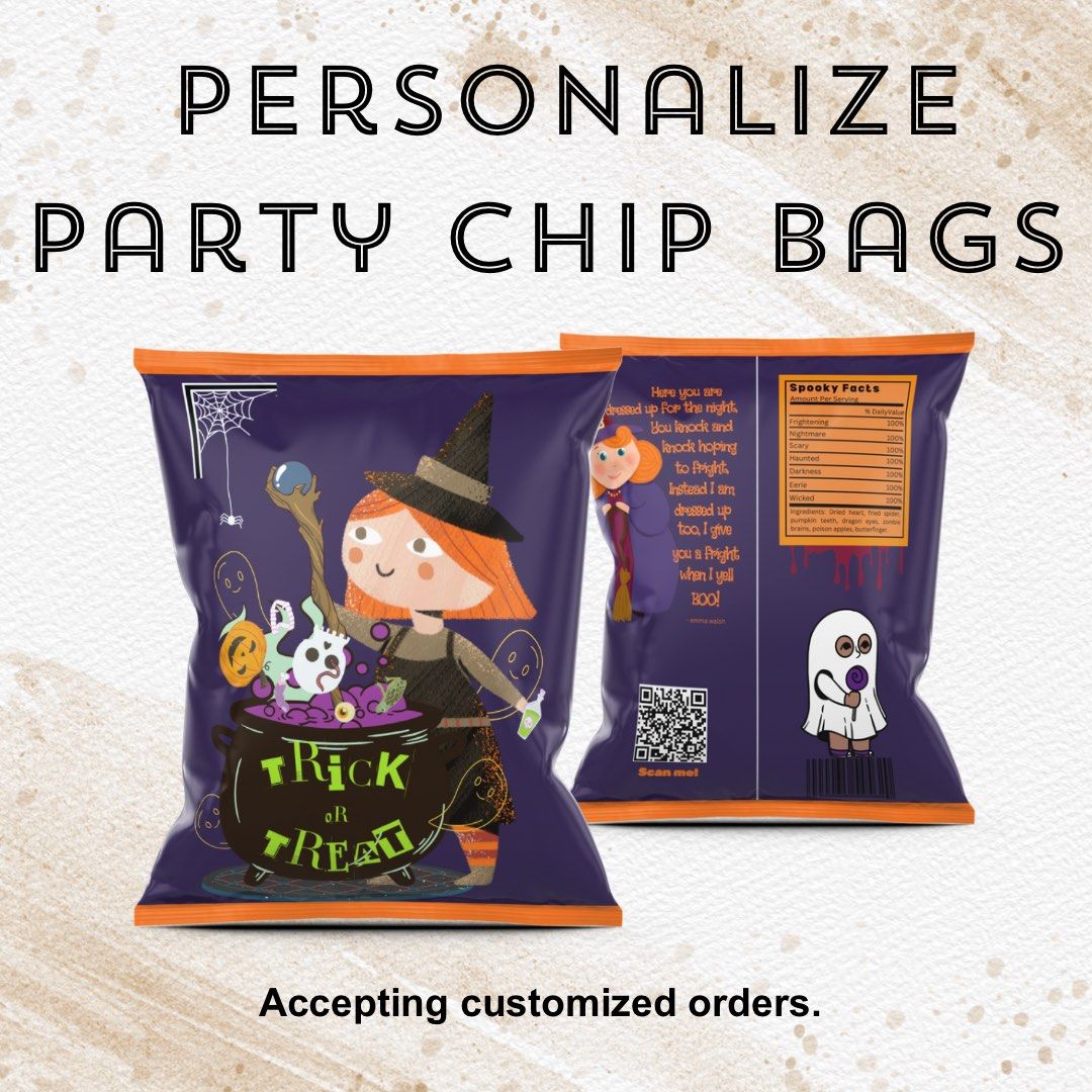 How to Make Custom Chip Bags - Pretty Party & Crafty