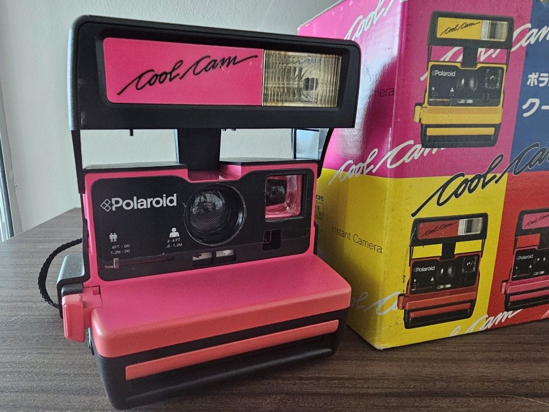 Polaroid Cool Cam 600 ポラロイド クールカム ピンクグレー（POLAROID  