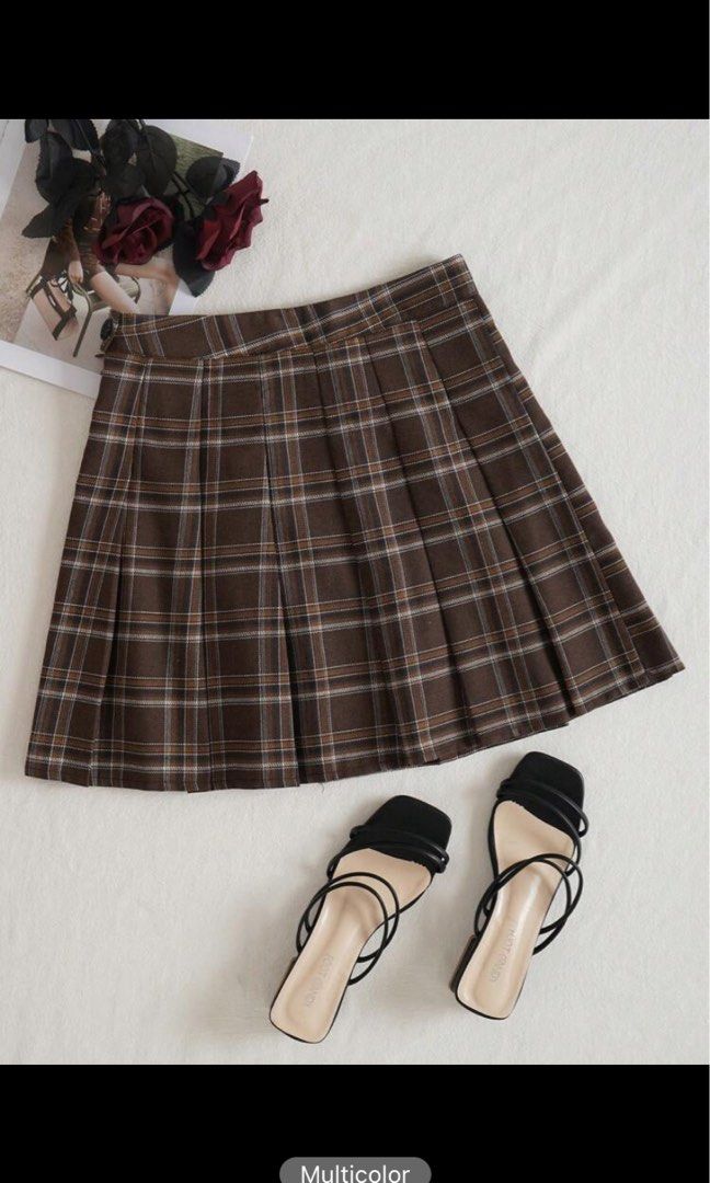 Pleated tennis skirt checkered new arrivals