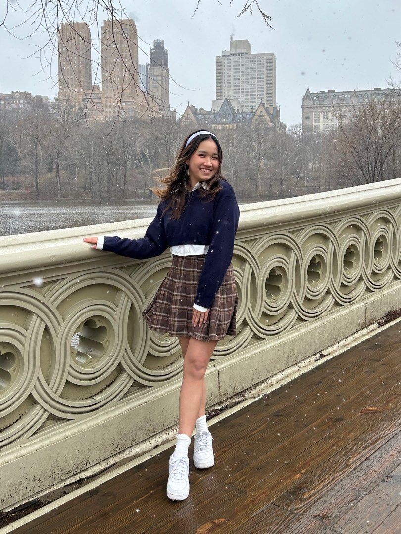 Plaid tennis clearance skirt outfit