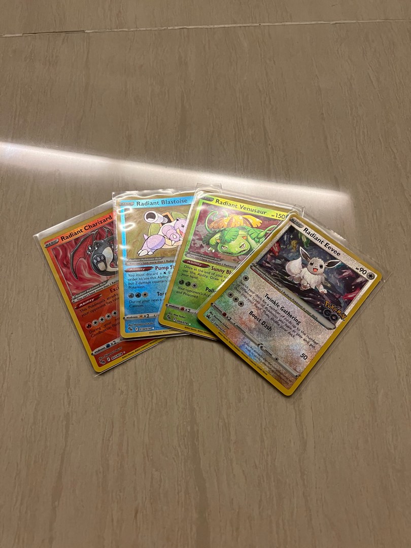 Pokemon TCG Classic: Blastoise Pokémon TCG Cards Pokemon S-Chinese Exclusive Card - Radiant Blastoise, Venusaur & Eevee 3-Card Set Chinese Pokemon Cards - Foto 10