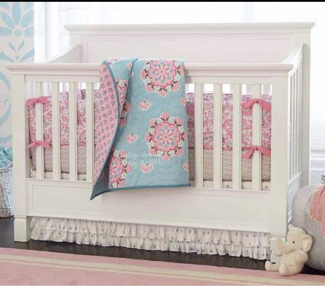 Pottery barn baby deals crib bumper