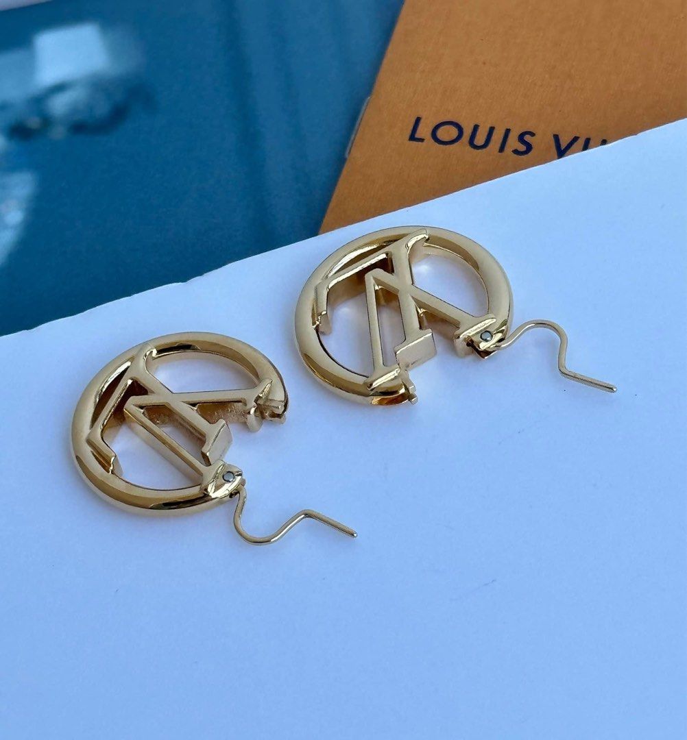 Pre-loved authentic Louis Vuitton earrings, Luxury, Accessories on