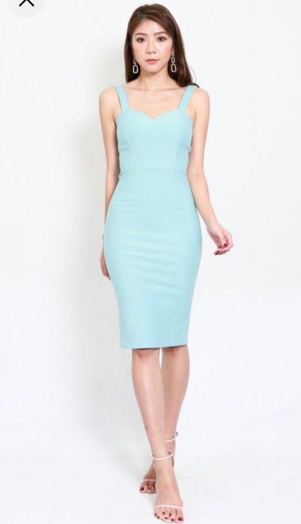 Tiffany blue bodycon dress 2025