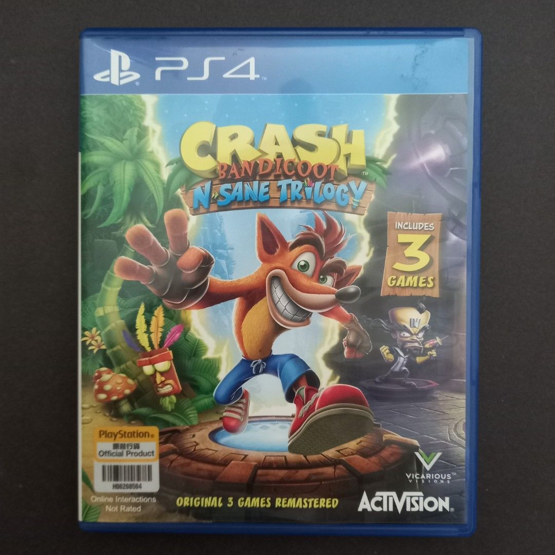 Crash bandicoot shop ps4 used