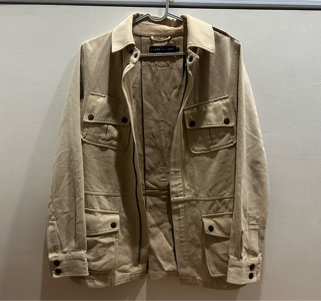 Ralph lauren mens khaki jacket online