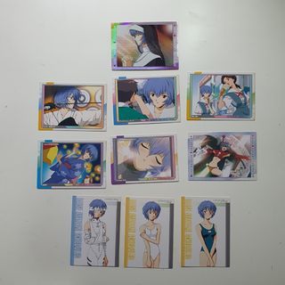 RARE Evangelion Raise Ayanami Scheduled Cards 2001 (set of 10 with holo card)