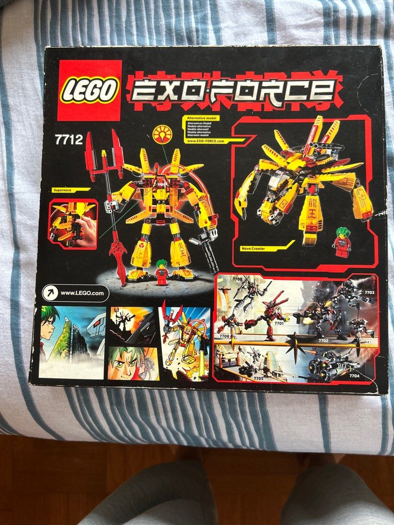 Rare Sealed New Lego set 7712 Exo-Force Supernova (from 2006), Hobbies ...