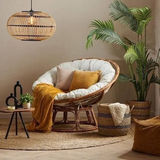 Affordable sales papasan chair