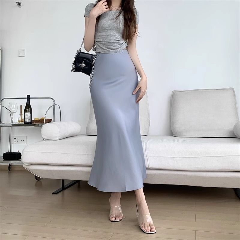 Silk wrap shop skirt xl