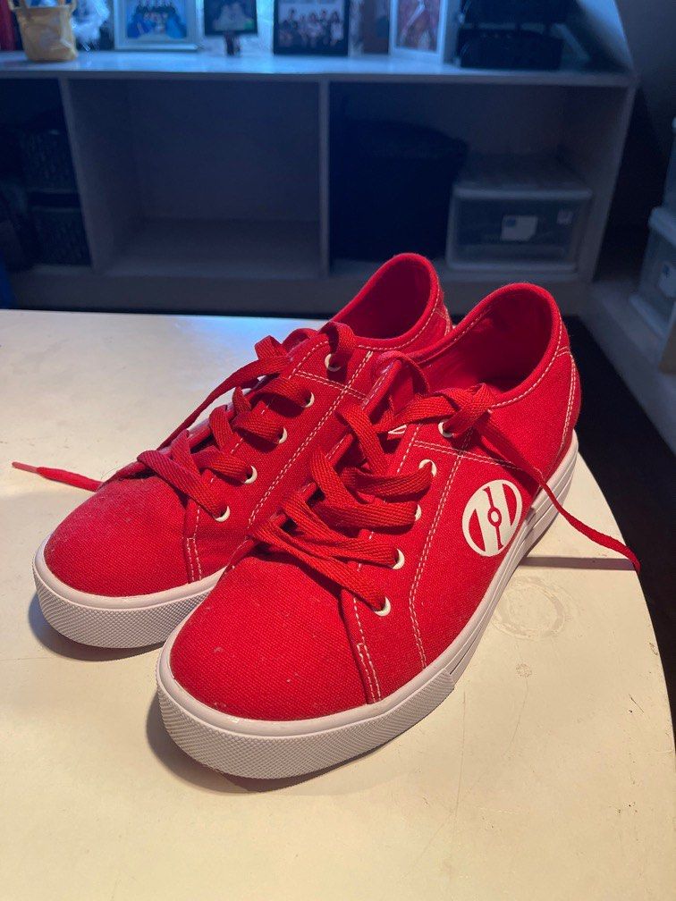 Red Heelys Adult Sneakers with Wheels US Size 8 Mens Men s