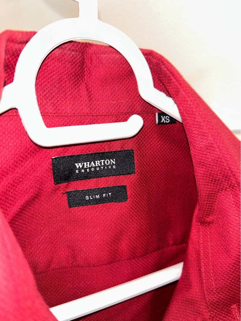 Red polo long sleeves Wharton Executive (Category: Formal Shirts) located in Paranaque City. Submitted by jayvee7 (Listing ID 1252705039, Image 3). Description: Red Polo long Sleeves (Wharton Executive) Size: XS RFS: Does not Fit me anymore .