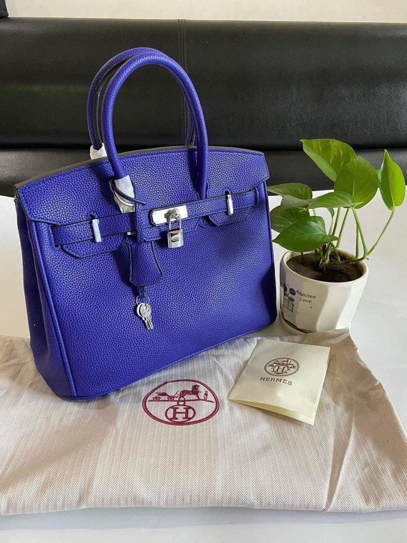 Royal Blue Birkin more colors available , Women's Fashion, Bags & Wallets,  Shoulder Bags on Carousell