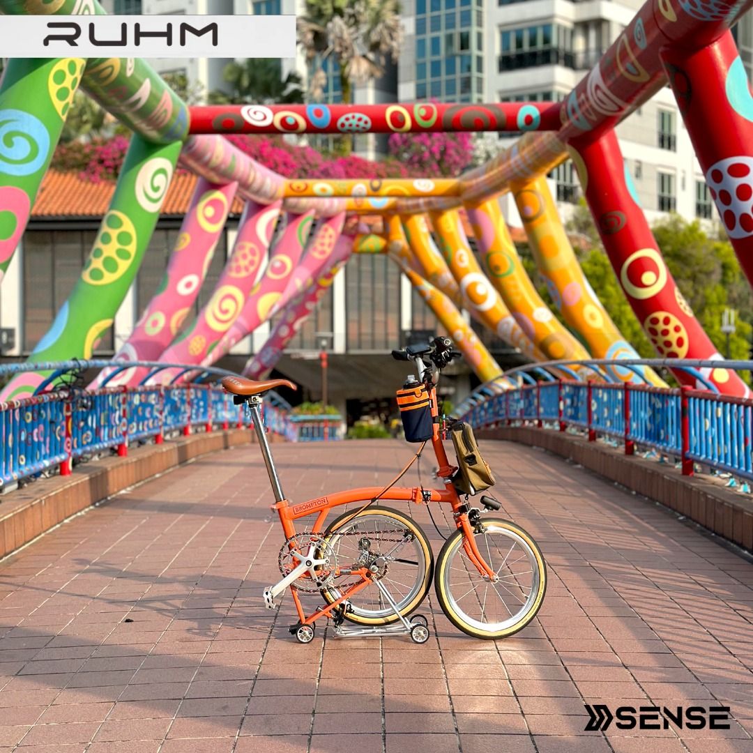 RUHM Rear Rack for Brompton A/C Line, Sports Equipment, Bicycles ...