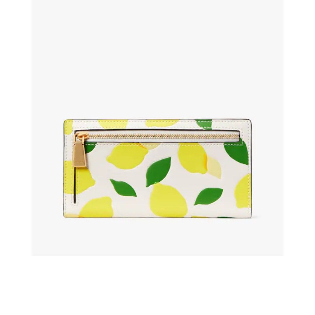 SALES Ends 5 Sep Noon Kate Spade Morgan Lemon Toss Embossed Slim