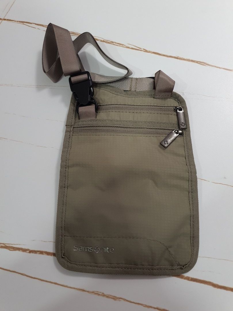 Samsonite Neck Pouch, Men's Fashion, Bags, Belt bags, Clutches and