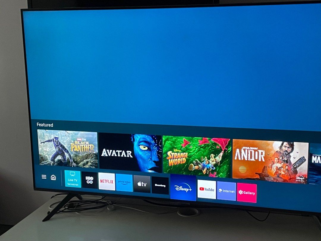Samsung 55 Inch TV - Model UA55AU7000K, TV u0026 Home Appliances, TV u0026  Entertainment, TV on Carousell