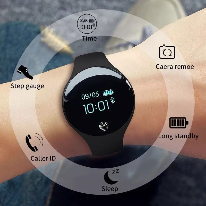 Sanda Smart Watch IOS Android Bluetooth Fitness Watch with Pedometer Fashion Watch
