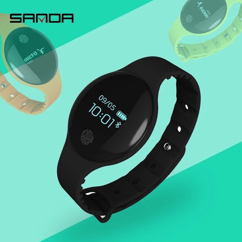 Sanda men women smart digital watch sport intelligent sales pedometer fitness bracelet