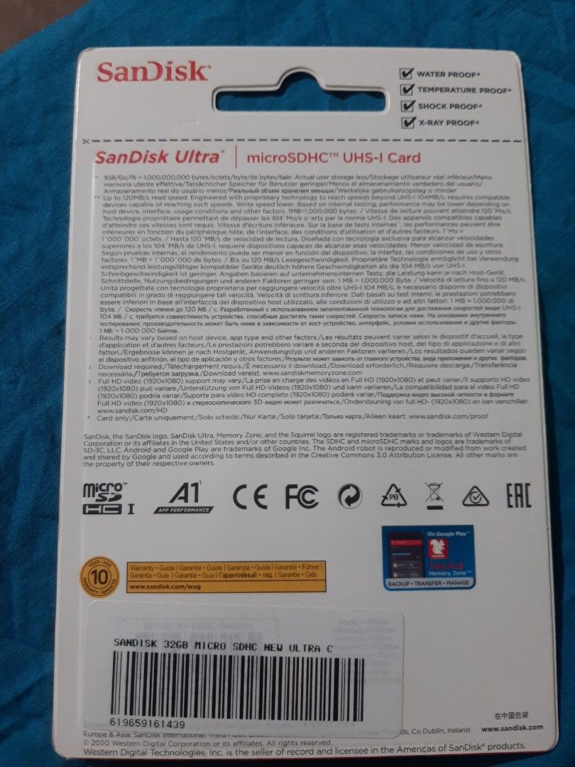 SanDisk memory card (Category: Memory & SD Cards) located in Manila. Submitted by ms.rusell (Listing ID 1252739703, Image 2). Description: 32gb Sandisk memory card.